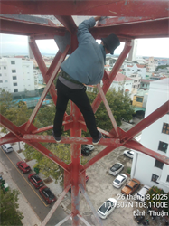 Hạng mục cải tạo sửa chữa trụ ANTEN 80m Công An tỉnh Lâm Đồng