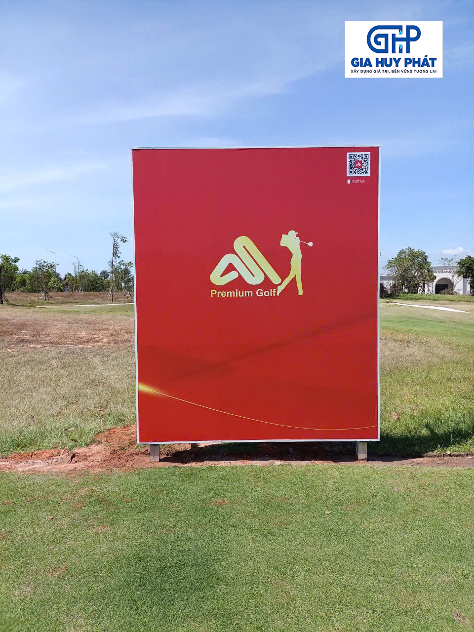 Thi công cho Quần Áo An Phước tại sân golf Nova